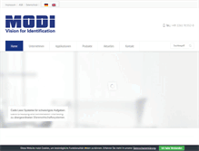 Tablet Screenshot of modi-gmbh.de